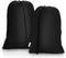 2 Pack Heavy Duty Large Laundry Bag, 28 x 45 inch Extra Hamper Bag for Dirty Clothes Organizer, Black