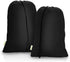 2 Pack Heavy Duty Large Laundry Bag, 28 x 45 inch Extra Hamper Bag for Dirty Clothes Organizer, Black