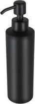 Matte Black Countertop Soap Dispenser, 11.8 oz Lotion Dispenser with Pump for Kitchen and Bathroom
