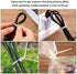 WILLBOND 200 Pcs White Christmas Garden Plastic Twist Tie - 4.72'' for Wreaths and Garland