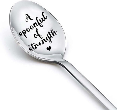 Inspirational Spoon Gifts for Women, Best Friend, Cancer Recovery, Motivational Encouragement Gifts for Family