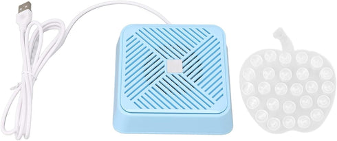 Fruit Vegetable Washing Machine, USB Portable Ultrasonic Electrolysis Fruit Purifier, Mini Dishwasher, Blue