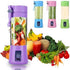Portable Blender, Personal Mixer for Fruit, Rechargeable with USB, Mini Blender for Smoothie (Pink)