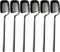 IQCWOOD Coffee Tea Spoons, Set of 6 Stainless Steel 5.6 Inch Small Espresso Spoons for Dessert, Ice Cream, Sugar, Tea