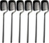 IQCWOOD Coffee Tea Spoons, Set of 6 Stainless Steel 5.6 Inch Small Espresso Spoons for Dessert, Ice Cream, Sugar, Tea