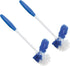 LOLA Classic Toilet Brush w/Under-The-Rim Scrubber, 2 Pack, Deep Cleans The Entire