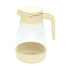 Service Ideas SY916AL Syrup Dispenser, 16 oz, Almond/Clear