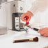 2PCS Coffee Brush, Machine Cleaning Tool with Wood Handle & Natural Soft Bristles for Home Kitchen
