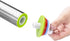 Rolling Pin and Pastry Baking Mat Set with Adjustable Thickness Rings, Stainless Steel Dough Roller for Baking (Blue)