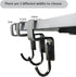 2 Pcs Desk Hook, Student Desktop Nail-Free Hook, Table Hook for Schoolbag, Space Aluminium Alloy Hanger Hooks
