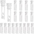 Vertical Blind Replacement Parts Repair Tabs White Stems for Vertical Blinds Curtain Accessories (12 Pieces)