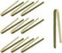 10pcs 3.9inch Wooden Tongs, Disposable Cooking Utensils, Mini Bamboo Tongs for Natural Toast Cooking