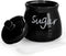 Porcelain Sugar Bowl with Lid and Spoon, 12 Ounces Ceramic Sugar Storage