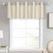 DECOVSUN Light Beige Grommet Valance - 70 Inch Wide by 18 Inch Long Blackout Curtain for Kitchen, Living Room, Bedroom