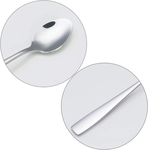 12-Piece Stainless Steel Teaspoon Set