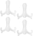 uxcell 4pcs 6" White Plastic Folding Easel Display Stand for Decorative Picture Frame