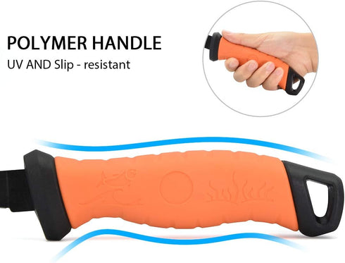 Fishing Fillet Knife, Sharp Flexible Stainless-Steel Blade 5’’-9’’, Professional Knives for Filleting and Boning