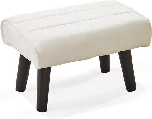 Wimarsbon Small Foot Stool Ottoman Modern Accent Step Stool Seat with Solid