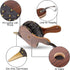 AYNEFY Manual Fireplace Bellows, Wooden Air Blower for Barbecue, Outdoor Cooking Fan Tools Accessories
