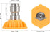 X AUTOHAUX 2pcs 15 Degrees Pressure Washer Spray Nozzle Tip 0.05'' Quick Connector High Pressure Nozzle Yellow for Car Wash