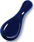 GDCZ Porcelain Spoon Rest, Large Utensil Holder for Kitchen Counter, Navy
