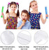 450 3 Smoothies(11 2.16 Inch) Shappy Pcs Disposable Ice Pop Mold Bags with Silicone Funnels Freezer Tubes with Zipper