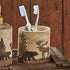 BLACK FOREST DECOR - Woodland Moose & Bear Toothbrush Holder - Aged