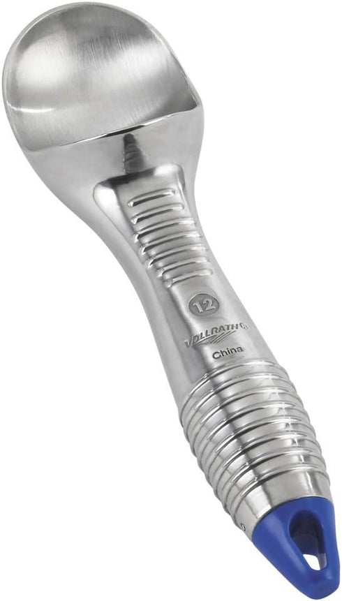 Vollrath 47275 Blue 3 Ounce Cast Aluminum Ice Cream Scoop