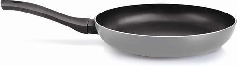 Milton 8.5 Inch Nonstick Frying Pan, Large Skillet for Egg Omelette, Pancake, Flat Bottom Stir Fry (Black)