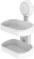 TAILI Soap Holder Soap Dish for Shower, Suction Cup Soap Holder for