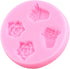 Succulent Plant Cake Decorating Silicone Mold, Fondant Molds for Cake Decoration, Cupcake Topper, Chocolate Candy,