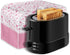 Toaster Cover, Pink Cartoon 4 Slice, Small Appliance Dust Covers, Pink Polka Dot Heart Print, Machine Washable
