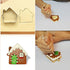 Small Key and House Cookie Cutters Set - Stainless Steel