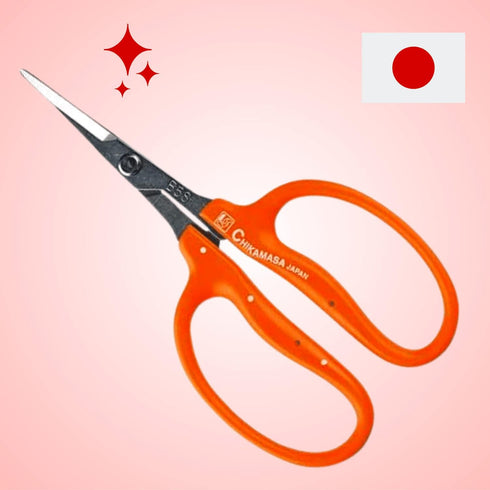 Chikamasa B-500SL Stainless Steel Grape Care Shears, L-Shaped