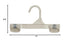 Mainetti 1004 White Kids Plastic Hangers - 100 Pack, 8-Inch, Great for Pants/Skirts/Slacks/Bottoms