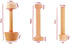 3 Pieces Wooden Tart Tamper Set Double Side Pastry Dough Tamper Egg Tarts Tamper Pastry Tools DIY Cake Pastry Tools for Making Egg Tart, Pasta, Cheesecakes Dessert Kitchen Baking Tools by BRYHZKCM