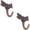 2pcs Dragonfly Coat Hooks, Decorative Wall Mounted Hanger Hook for Home Handbag Key Towel Bathrobe (Bronze)
