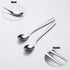 6.1" Small Dessert Spoons, Yogurt, Coffee, Ice Cream, 18/8 Stainless Steel, 5 pcs Set