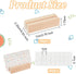 OLYCRAFT 20PCS Wood Name Card Holders, Mini Blackboard Table Number Stands for Wedding Party Events Decoration - 13g/pc