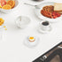 Bealuffe (4 Pack) Ceramic Egg Cups for Soft Boiled Eggs, Egg Holder Porcelain Egg Dish for Breakfast for Easter