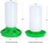 Set 1L Chicken Feeder and Waterer no Waste Chick Feeder and Waterer Kit Chicken Water Feeder Poultry Waterer Baby Chick
