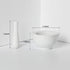 LEETOYI Porcelain Small Mortar and Pestle, Ceramic Herb Grinder Pill Crusher Set, 3.3 inch, White