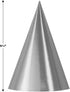 Beistle 24-Piece Cone Hats in Silver, Classic Elegant Party Supplies for Birthdays, Anniversaries