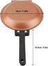 Walfront Double Side Frying Pan Non Stick Flip Folding Frying Pan Fried Egg Pancake Maker Household Kitchen Cookware Gold by Walfront