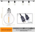 RYKUG 50FT 52 G40 Bulbs Outdoor String Light Patio Black with Shatterproof LED Clear Globe for Indoor/Outdoor