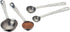 Amco Stainless Steel Measuring Spoons Set, 4-Piece, Stackable, Ergonomic Handles, Dishwasher Safe