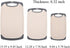 Cutting Boards for Kitchen, Anti-Skid Eco-Wheat Straw Cutting Board Set, 3 Pcs, Dishwasher Safe, Light Brown