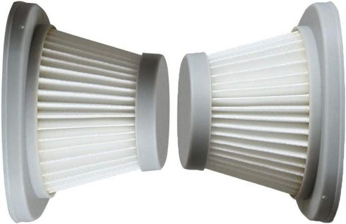 2pcs Grey & White Hepa Filter Replacement for Vacuum Cleaner Accessories, High Effect Filter Compatible with Deerma