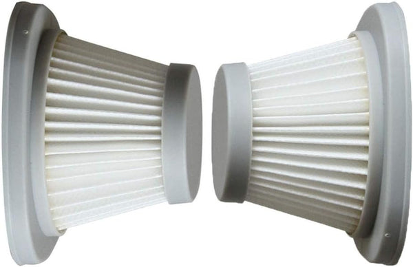 2pcs Grey & White Hepa Filter Replacement for Vacuum Cleaner Accessories, High Effect Filter Compatible with Deerma