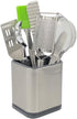 Stainless Steel Flatware Holder, Small Utensil Crock, 4.6 Inch Tall